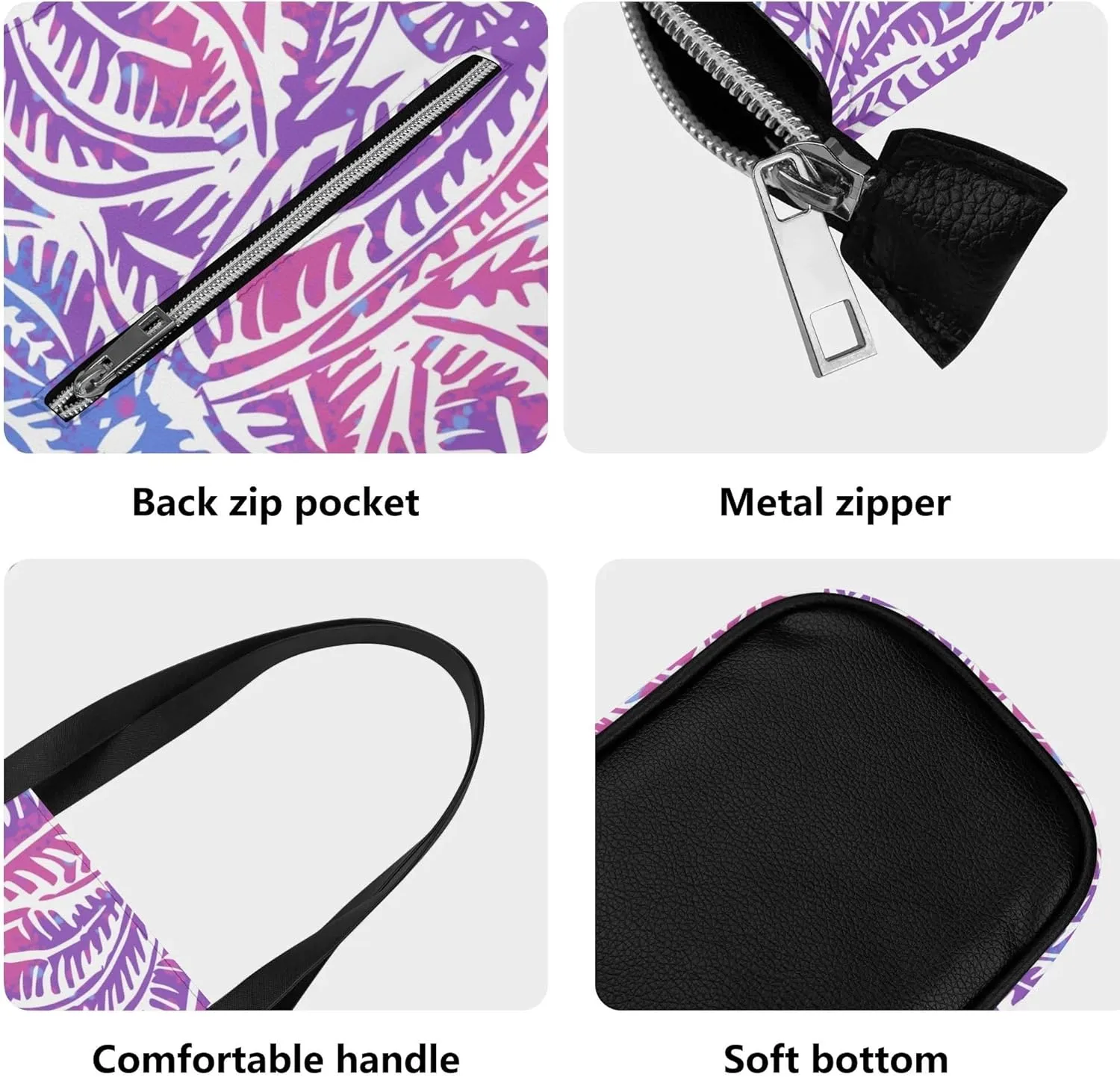 Polynesian Custom Women'S Pu Shoulder Bag Women'S Pu Purse Multi-Function Large Capacity Temperament Bag For Women