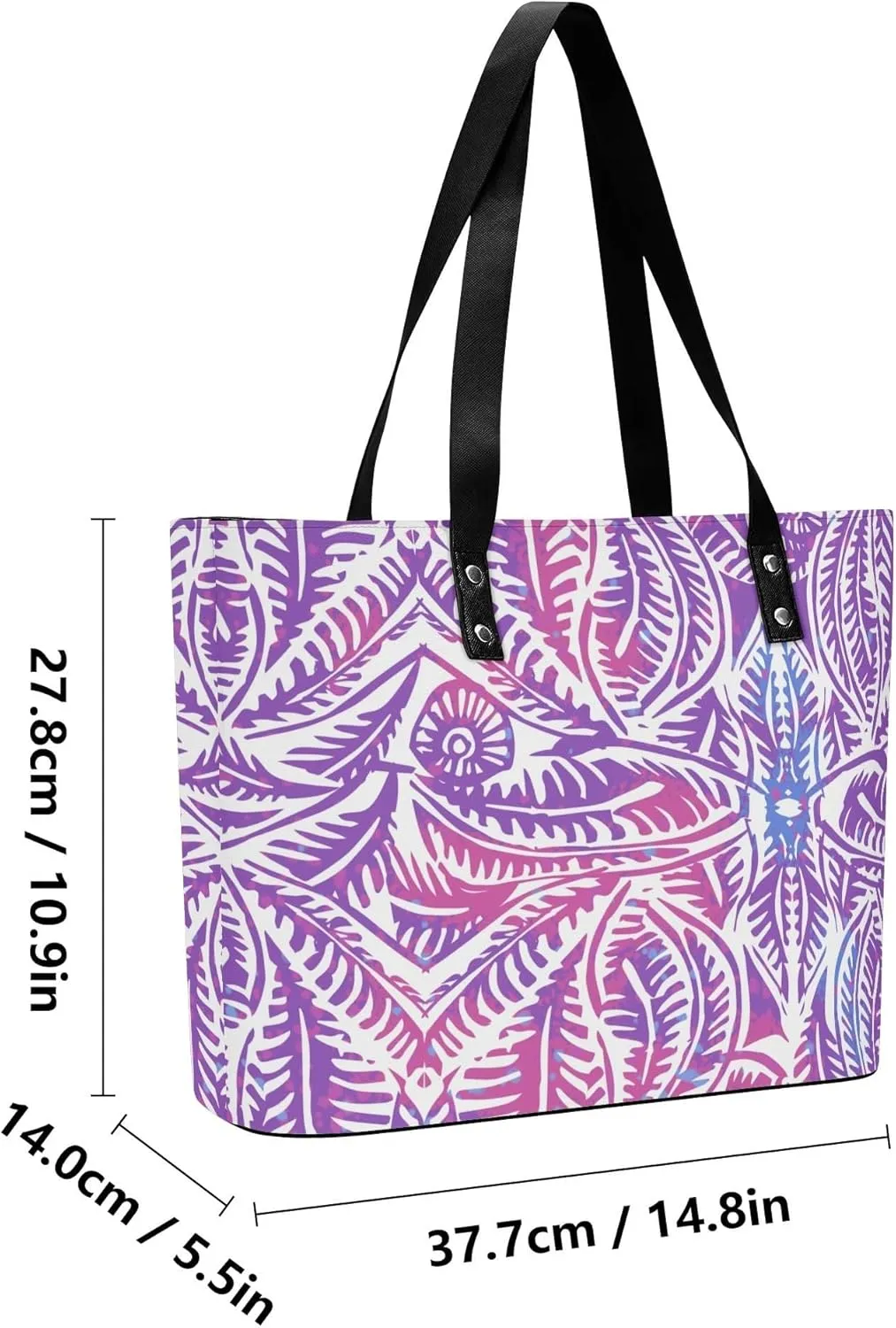 Polynesian Custom Women'S Pu Shoulder Bag Women'S Pu Purse Multi-Function Large Capacity Temperament Bag For Women
