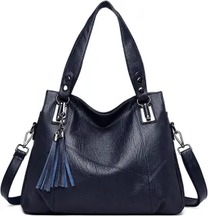 PORRASSO Women Handbags Fashion Hobo Shoulder Bag Ladies Crossbody Bag Large Tote Purse
