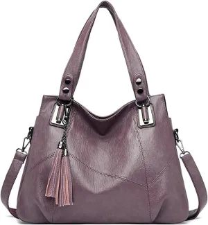 PORRASSO Women Handbags Fashion Hobo Shoulder Bag Ladies Crossbody Bag Large Tote Purse