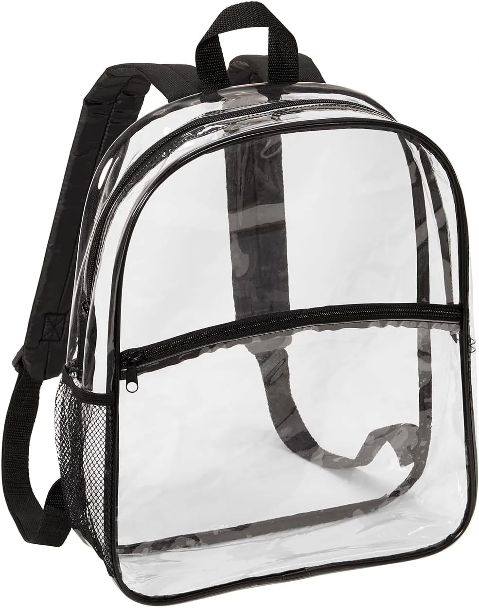Port Authority Clear Backpack BG230, Clear/ Black, OSFA