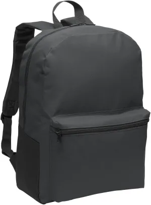 Port Authority Value Backpack. BG203, Dark Charcoal, OSFA