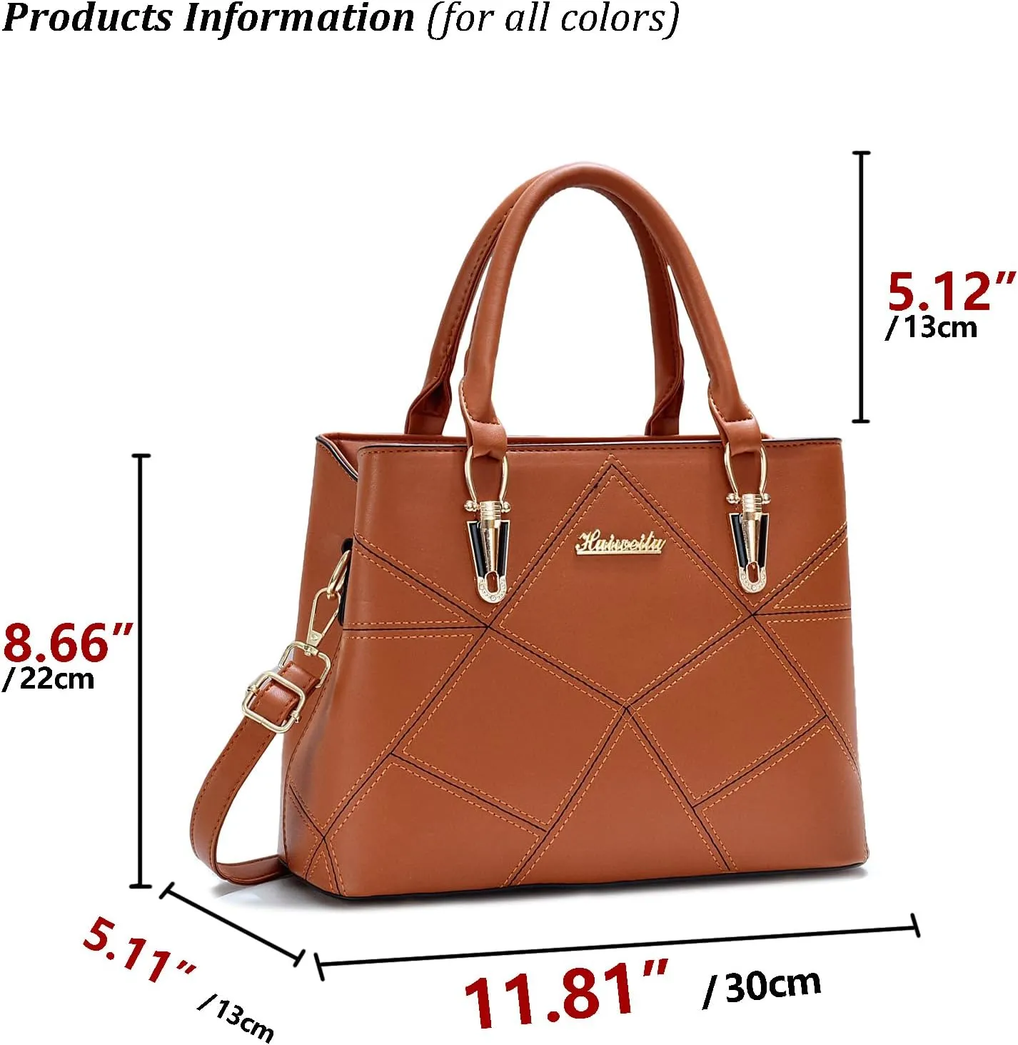 PORT&LOTUS Womens Top-handle Leather Handbags Totes Purses for Women Satchel Shoulder Bag for Ladies