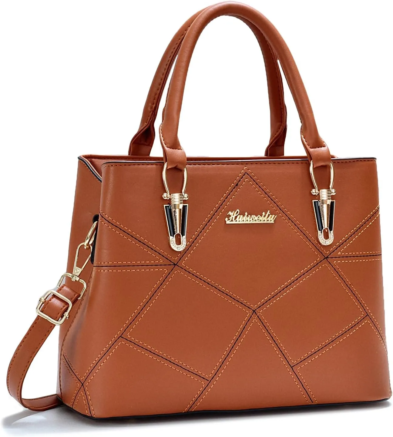 PORT&LOTUS Womens Top-handle Leather Handbags Totes Purses for Women Satchel Shoulder Bag for Ladies