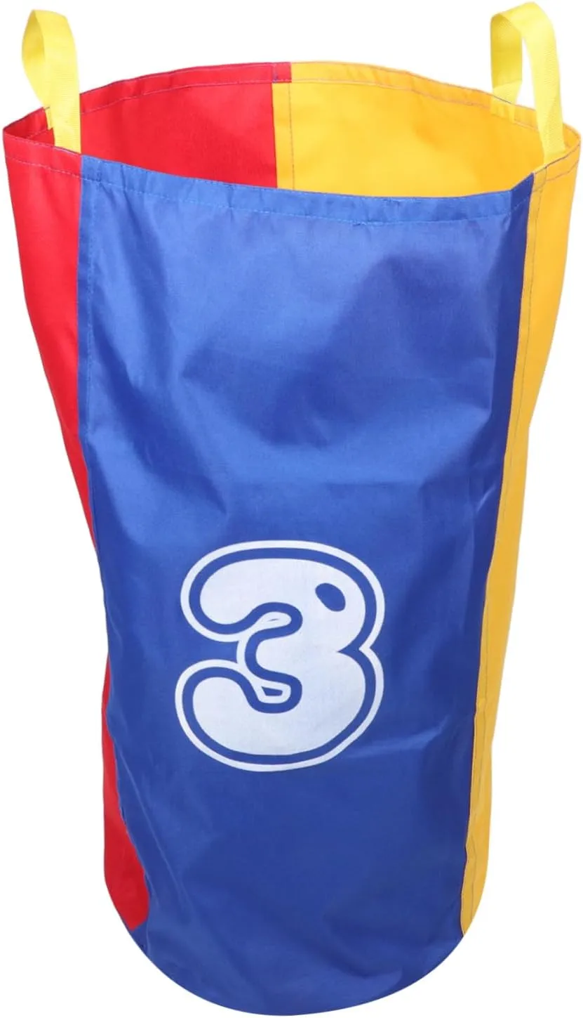 Potato Sack Race Bag Outdoor Jumping Game Prop for Parents Plaything for Team Games Sensory Training Fun Activities Number Pattern Design