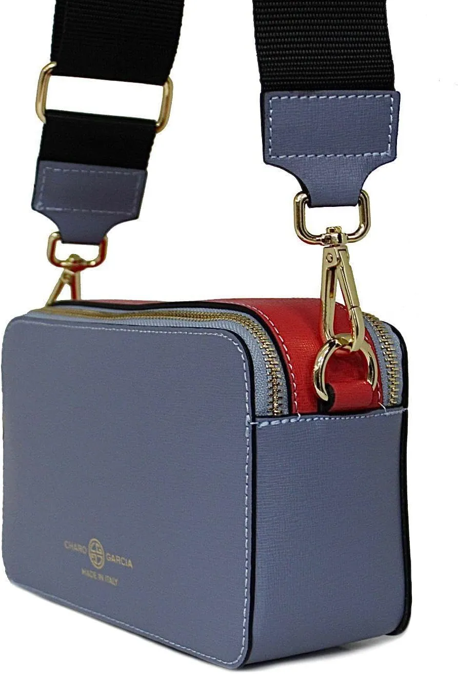 Premium Italian Leather Handmade in Tuscany, Italy. Crossbody Handbags for Women with Adjustable Strap Made in Italy