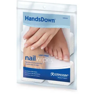Professional Lint-Free 2" X 2" Nail Wipes / 200 Wipes Per Bag by HandsDown