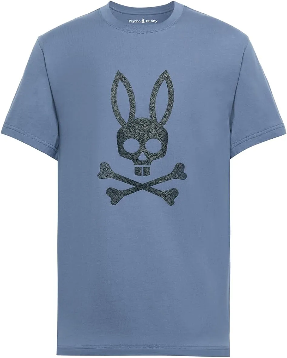 Psycho Bunny Payson Leather Print Graphic Tee