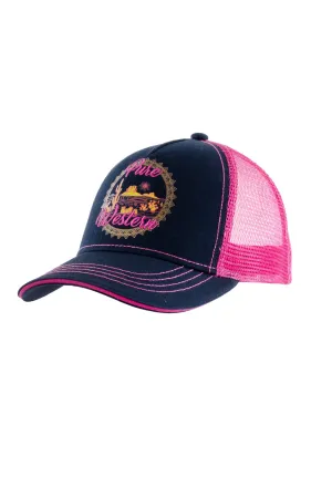 Pure Western Kids Sunsets Trucker Cap - Navy - P3W5916CAP