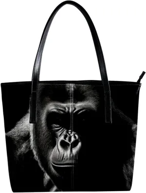 Purses for Women,Tote Bag Aesthetic,Women's Tote Handbags,Angry Animal Gorilla