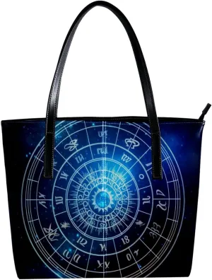 Purses for Women,Tote Bag Aesthetic,Women's Tote Handbags,Constellation Compass
