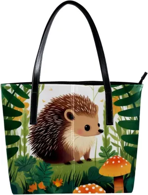 Purses for Women,Tote Bag Aesthetic,Women's Tote Handbags,Cute Jungle Animal Pattern