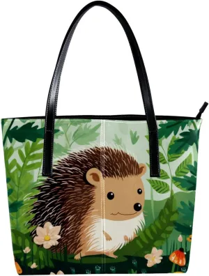 Purses for Women,Tote Bag Aesthetic,Women's Tote Handbags,Cute Jungle Animal Pattern