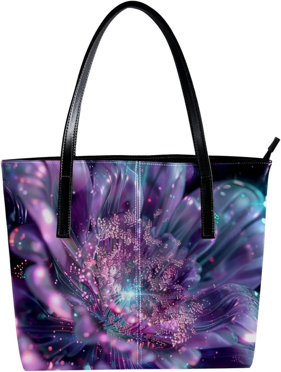Purses for Women,Tote Bag Aesthetic,Women's Tote Handbags,Firework Celebration Holiday Pattern