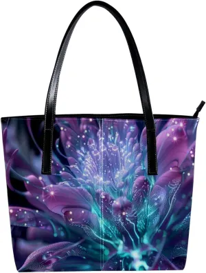 Purses for Women,Tote Bag Aesthetic,Women's Tote Handbags,Firework Celebration Holiday Pattern