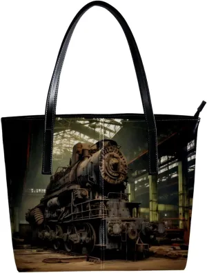 Purses for Women,Tote Bag Aesthetic,Women's Tote Handbags,Retro Machine Part Art Pattern