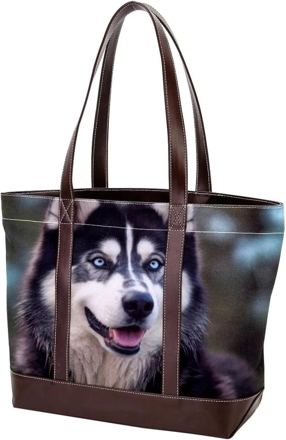 Purses for Women,Tote Bag for Women,Handbags for Women,Alaskan Dog Funny Tongue