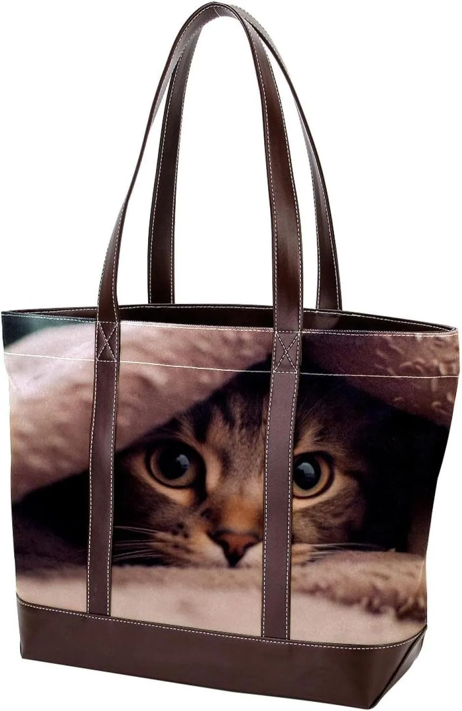 Purses for Women,Tote Bag for Women,Handbags for Women,Bed Cute Cat