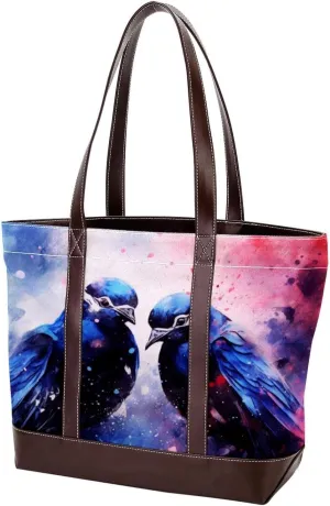 Purses for Women,Tote Bag for Women,Handbags for Women,Watercolor Pigeon
