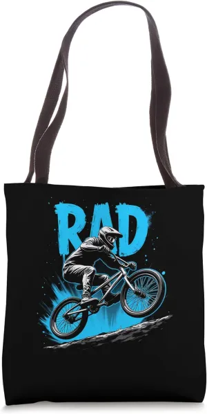 Rad BMX Passion - Skillful Stunt Scene Tote Bag