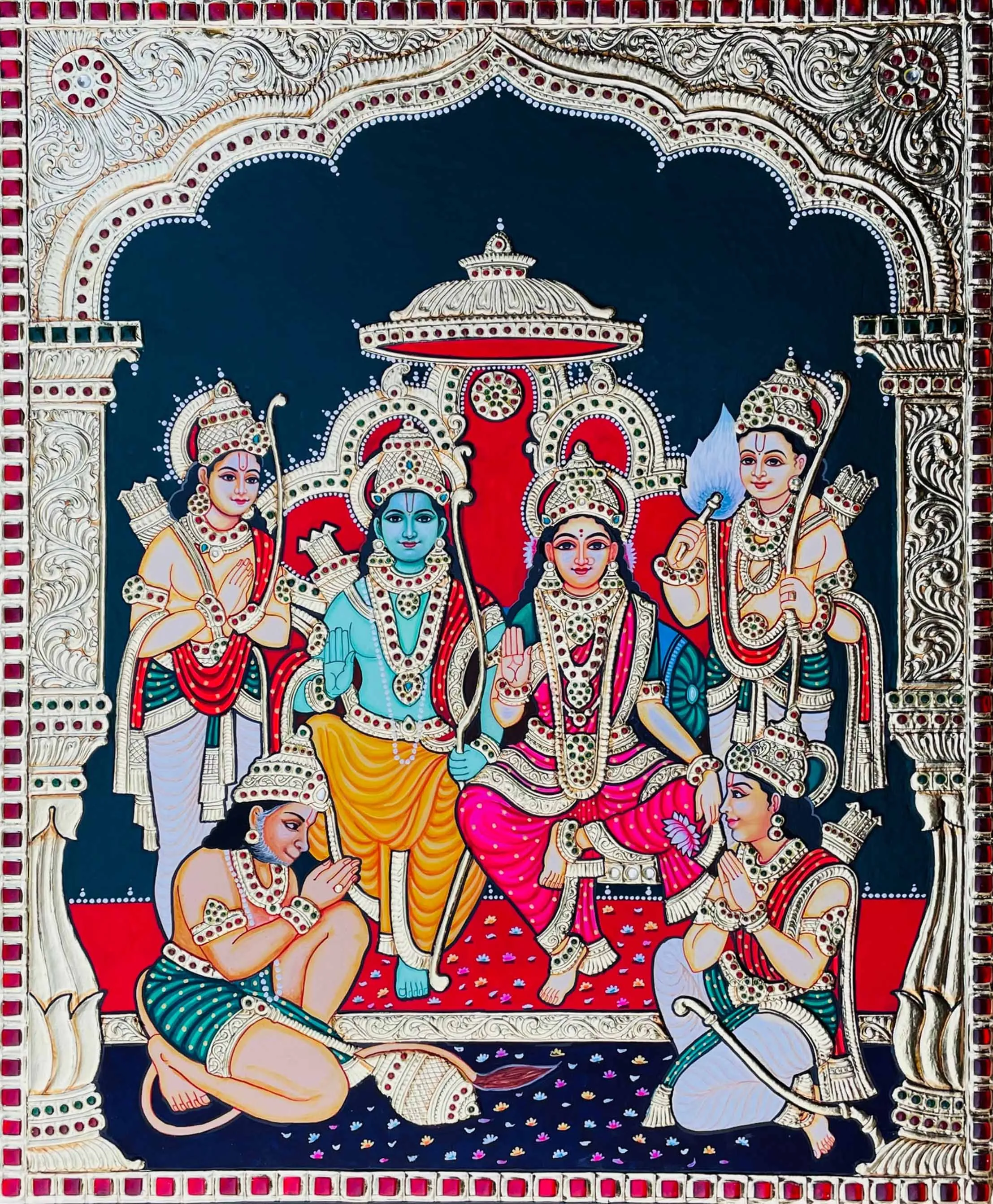 Ram Darbar in Tanjore by Sanjay Tandekar