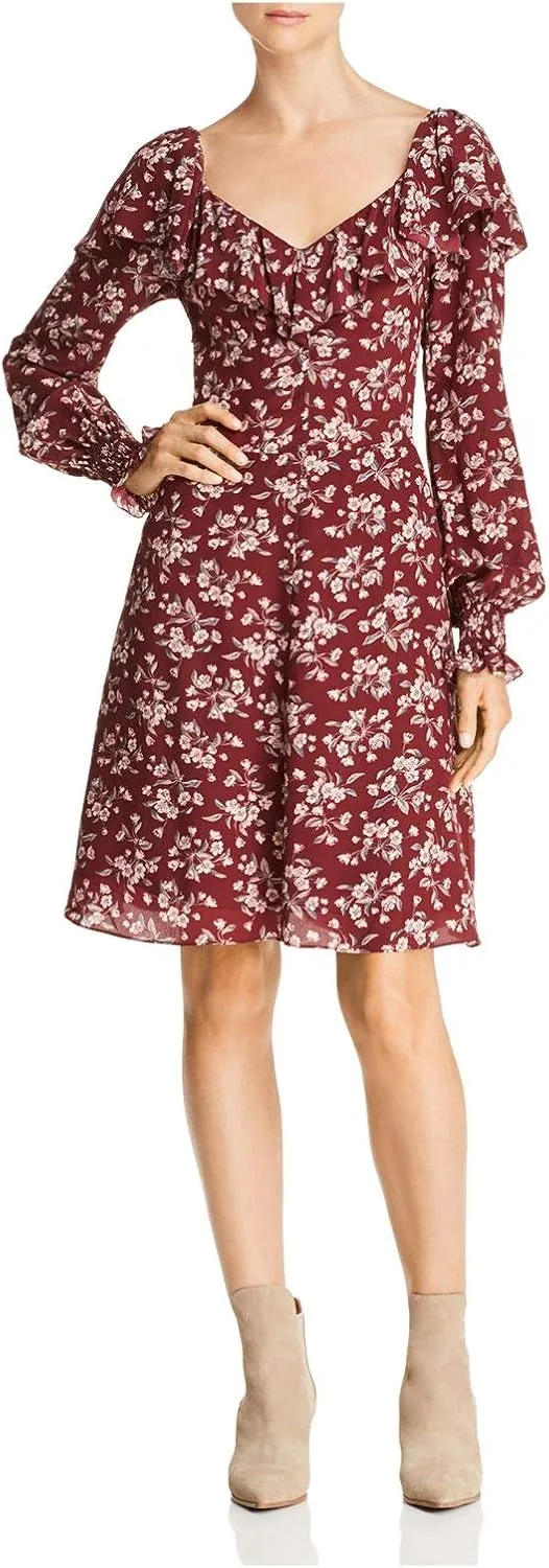 Rebecca Taylor Womens Tilda Ruffled Dress