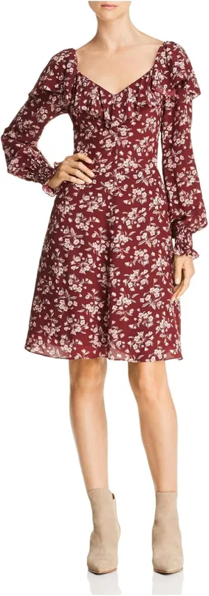 Rebecca Taylor Womens Tilda Ruffled Dress
