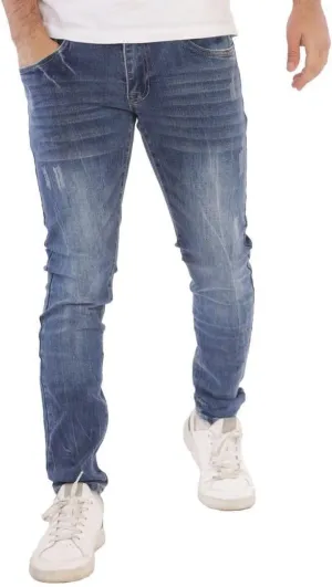 REDOX Men's Jeans Slim Fit Stretch-Look Denim Pants