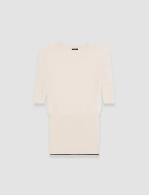 Refined Cotton Silk Top