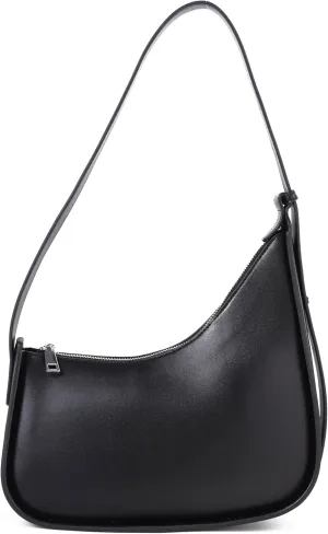 Rejolly Half Moon Bag for Women Underarm Crescent Hobo Bag Shoulder Purse PU Leather Trendy Handbag