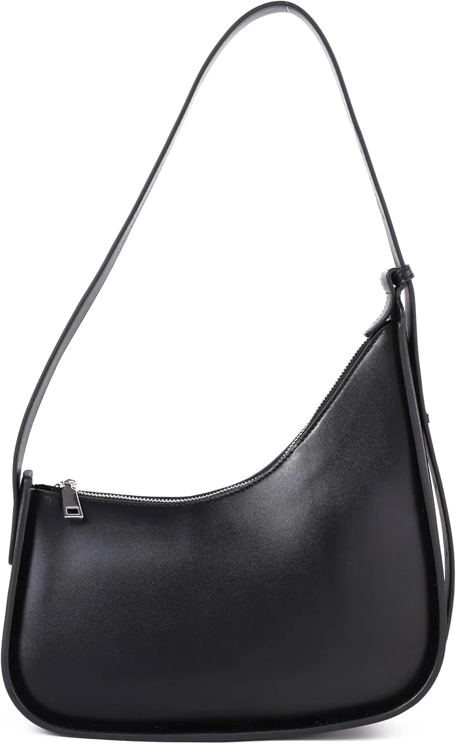 Rejolly Half Moon Bag for Women Underarm Crescent Hobo Bag Shoulder Purse PU Leather Trendy Handbag