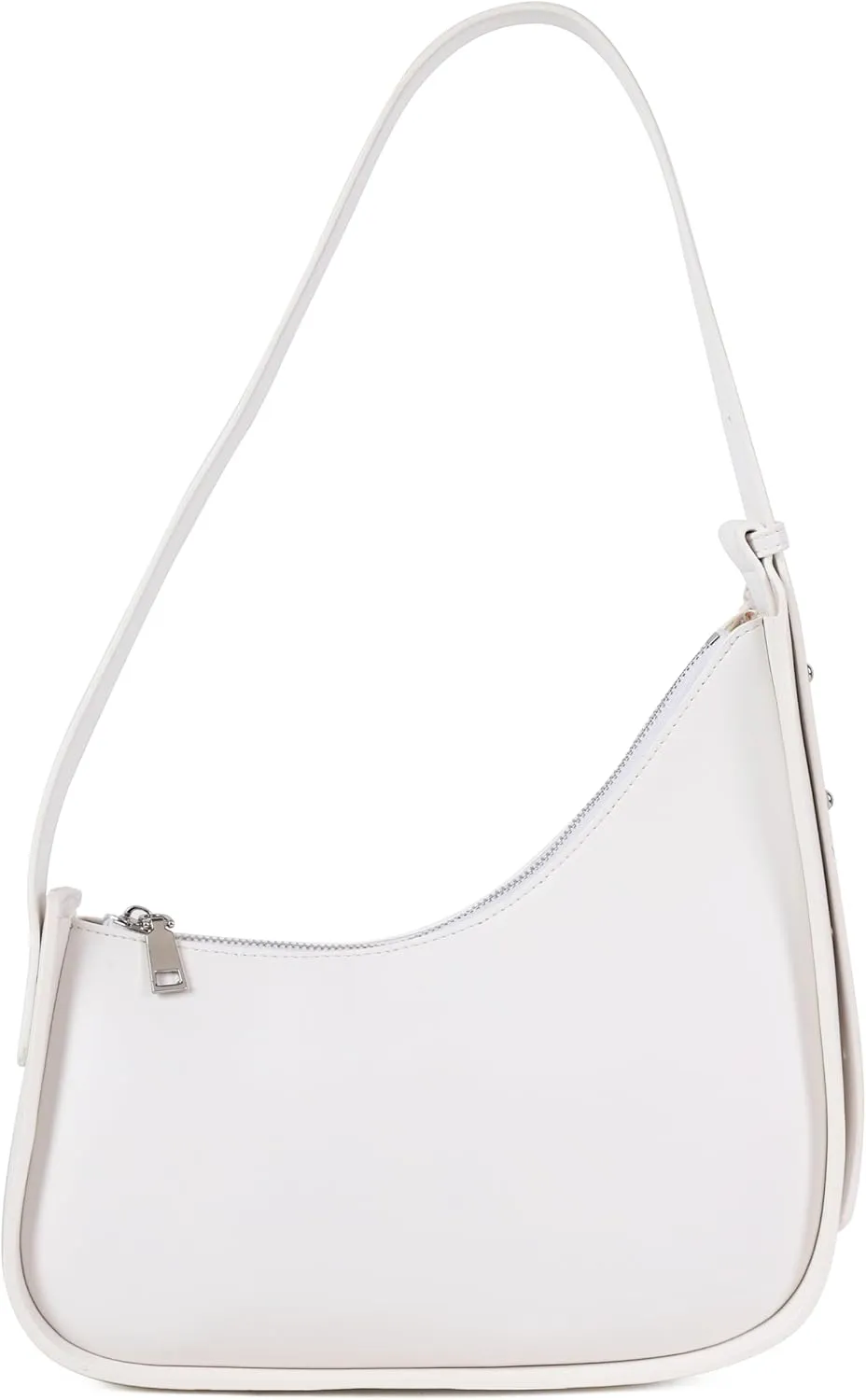 Rejolly Half Moon Bag for Women Underarm Crescent Hobo Bag Shoulder Purse PU Leather Trendy Handbag