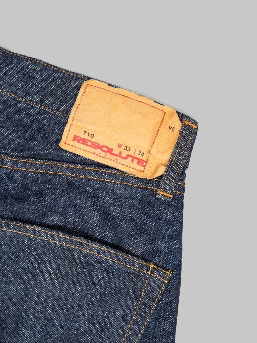 Resolute 710 14oz Slim Straight Jeans