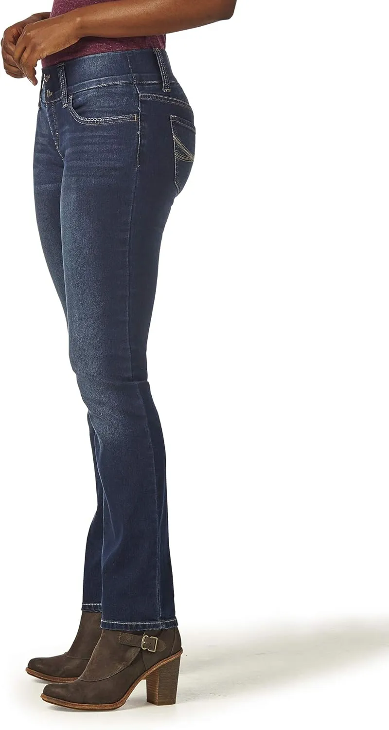 Riders by Lee Indigo Women's Waist Smoother Straight Jean