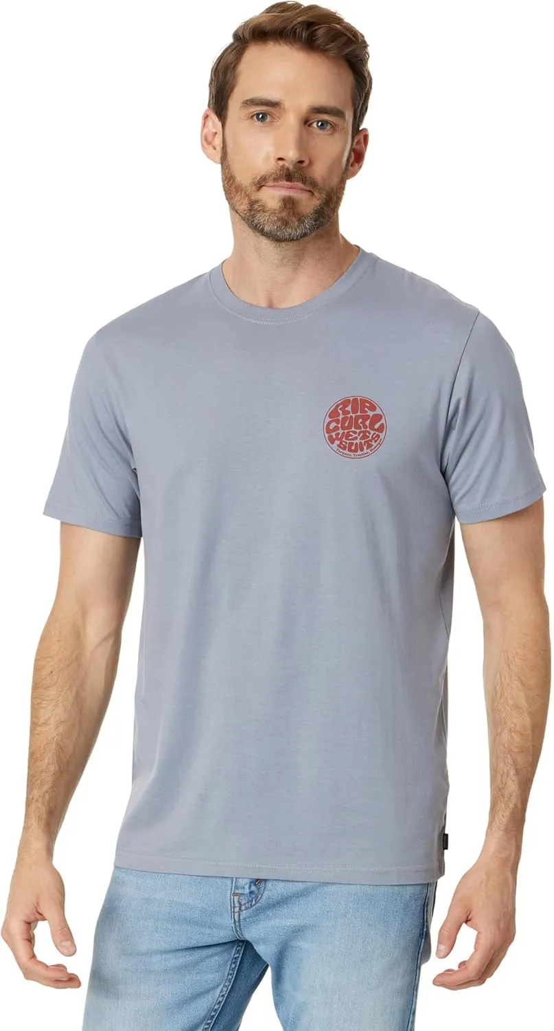 Rip Curl Icons Tee, Logo Graphic Cotton Jersey T-Shirt for Men