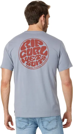 Rip Curl Icons Tee, Logo Graphic Cotton Jersey T-Shirt for Men