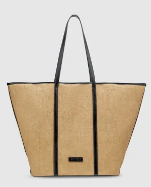 Ritual Large Tote Natural Blk