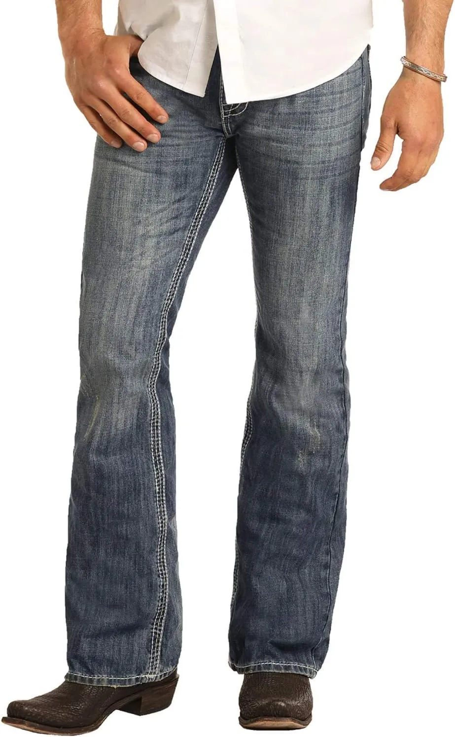 Rock & Roll Denim Regular Fit Bootcut Jeans #M0P2602