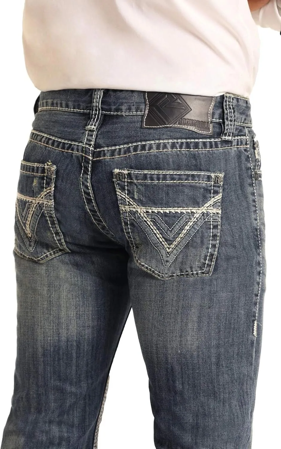Rock & Roll Denim Regular Fit Bootcut Jeans #M0P2602