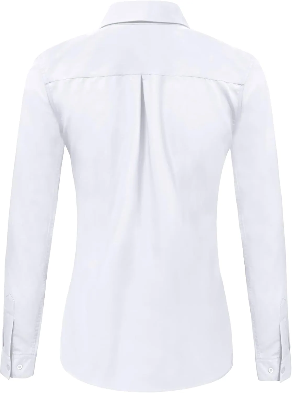 Ruisin Super Soft Wrinkle Free Button Down Shirts for Women Solid Long Sleeve Striped Formal Work Dress Blouses Tops