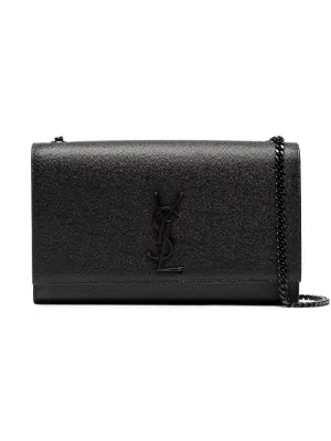 Saint Laurent - medium Kate leather shoulder bag - women - Leather - One Size - Black