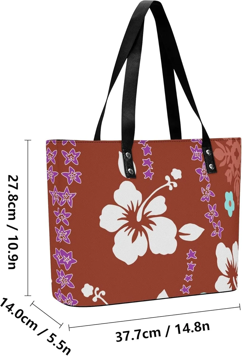 Samoa Tribal Print Custom Women'S Tote Polynesian Women'S Bag 2 Piece Set Shoulder Bag And Purse