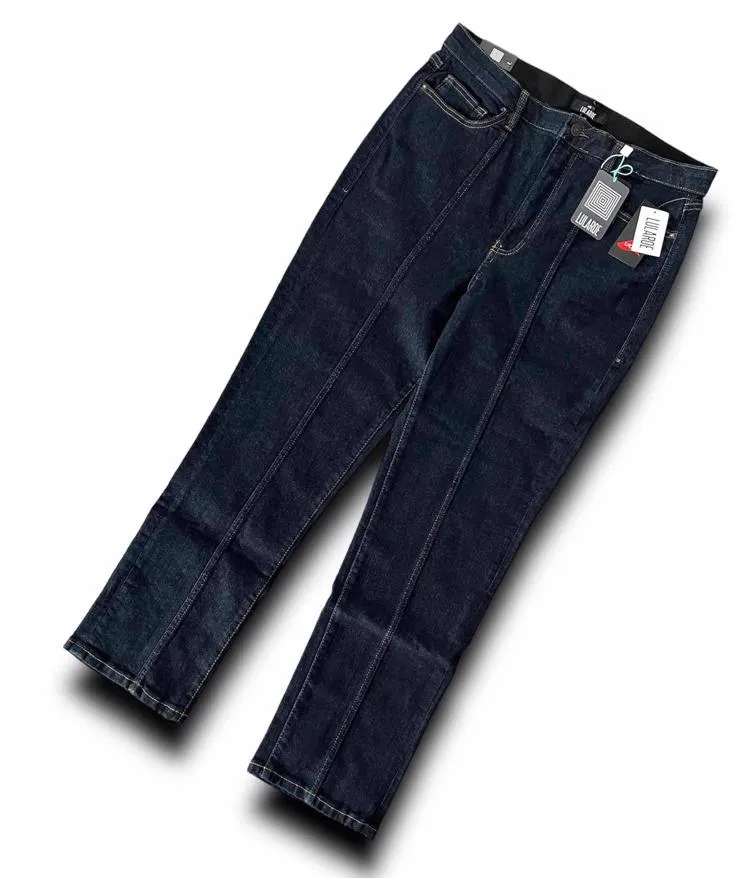 Seamed Denim - Capri Wash Denim