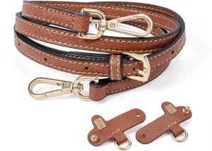 SENTEN Strap Replacement for Lonchamp Mini Bag Strap Kit, Leather Purse Shoulder Crossbody Adjustable Replacement for Women