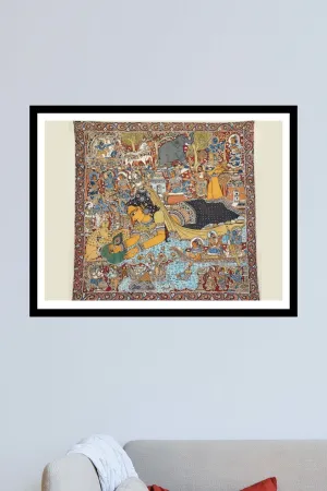 Shakuntla Devi : Kalamkari painting by Harinath.N