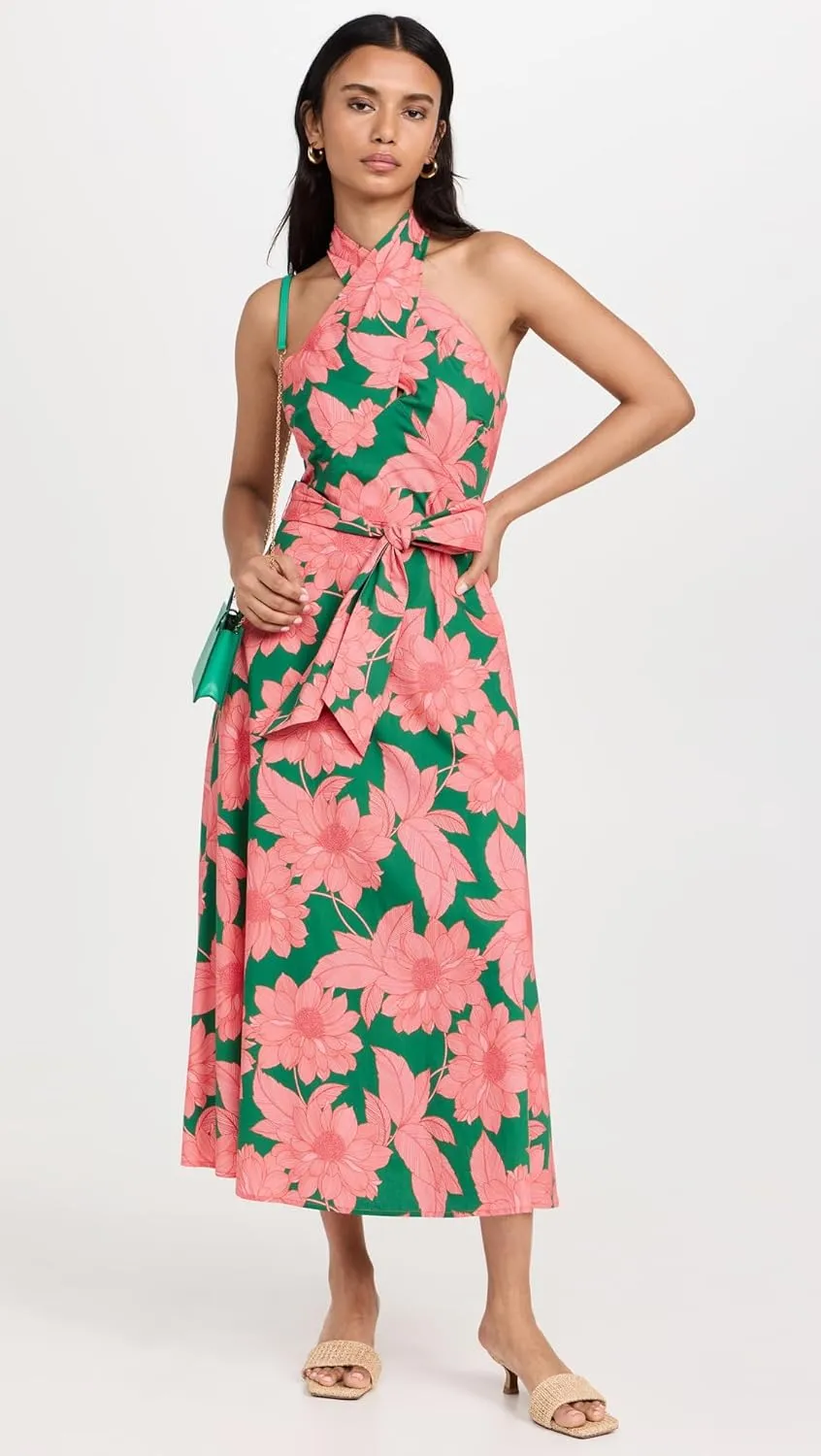 Shoshanna Women's Floral Bloom Cotton Salina Dress