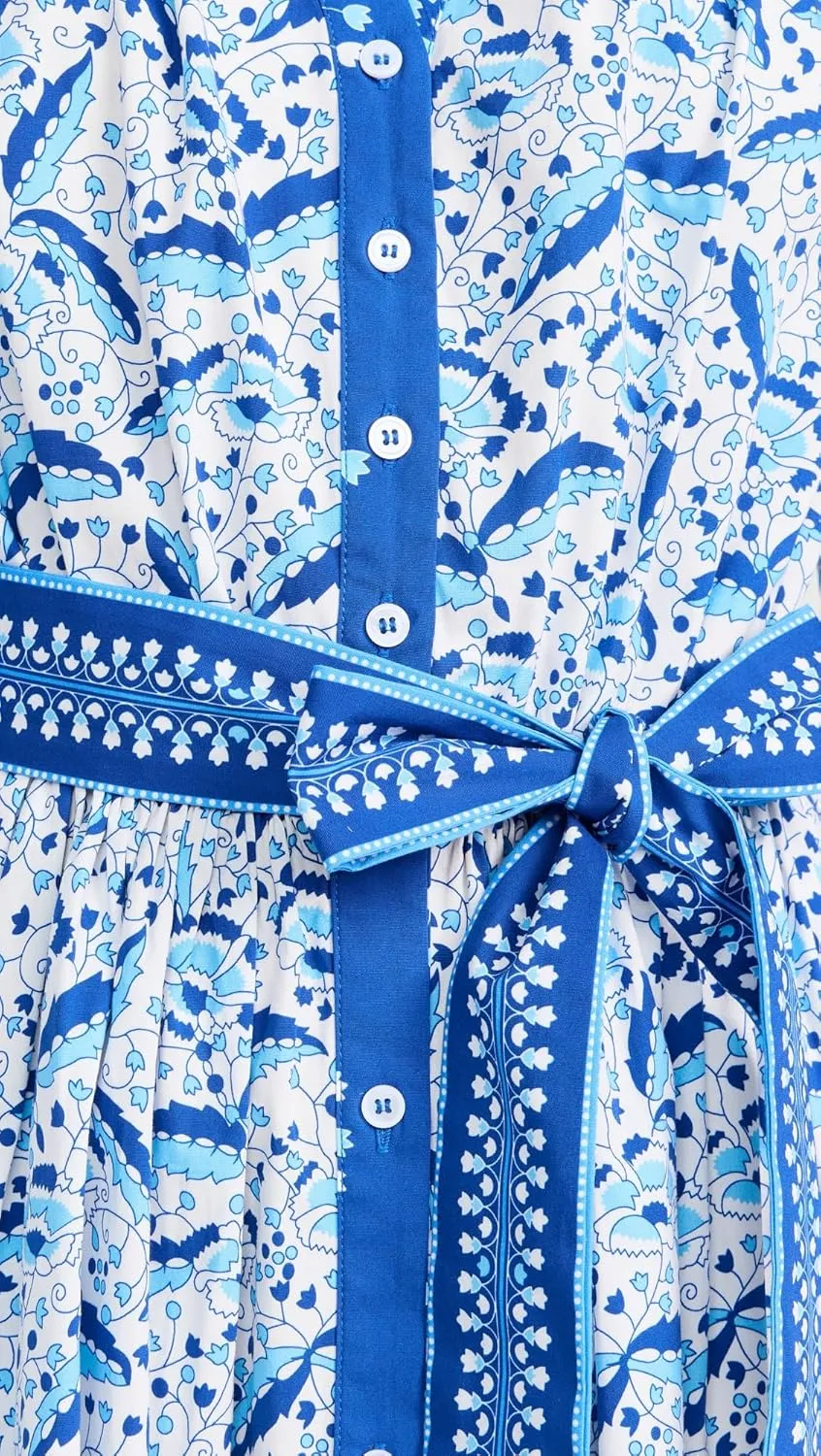Shoshanna Women's Mediterranean Tile Print Lilia Dress