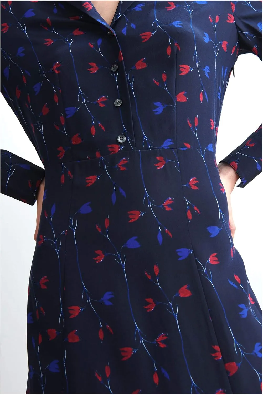 Silk Shirt Dress