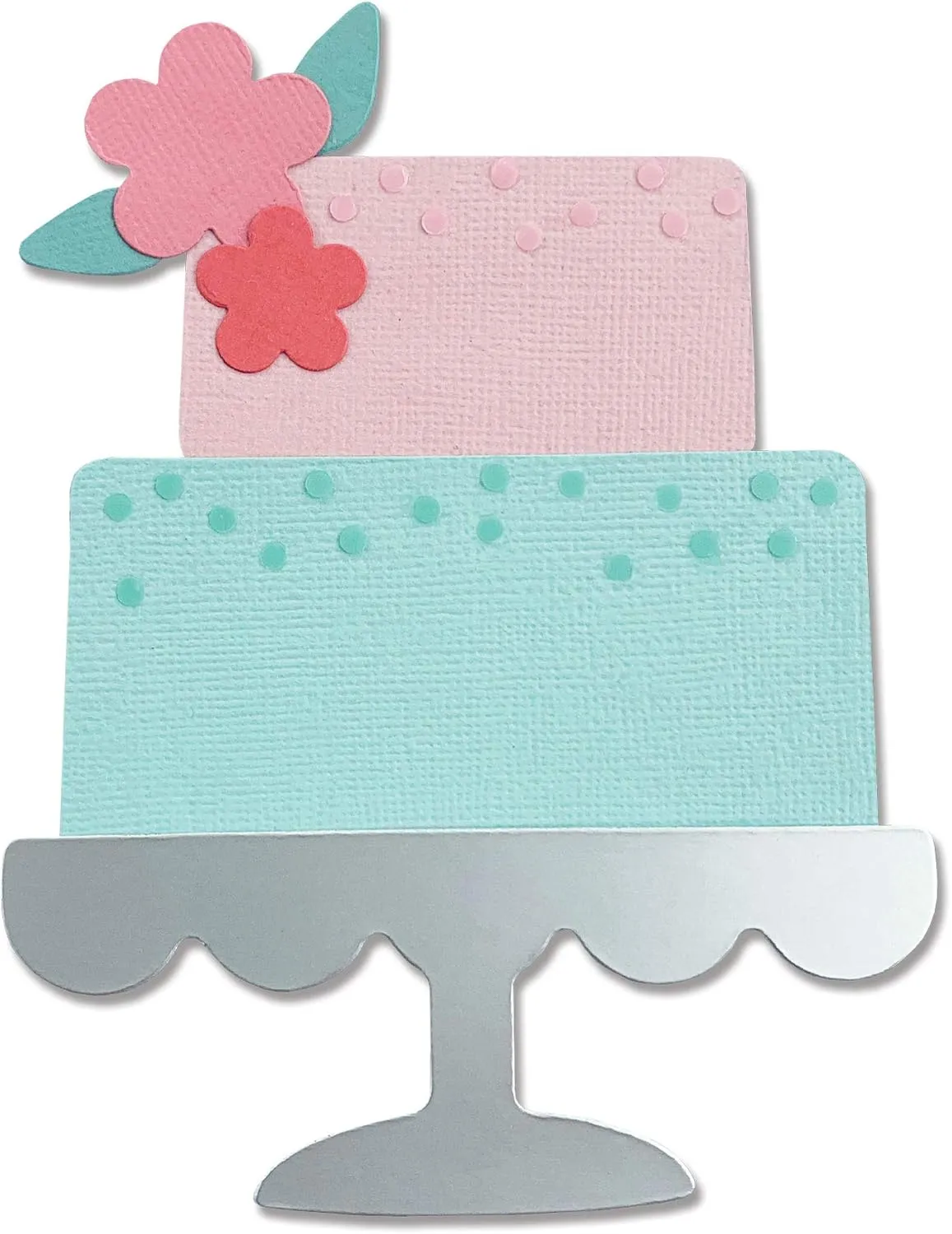 Sizzix Bigz Die 665095 Celebration Cake by Alexis Trimble, Multicolor