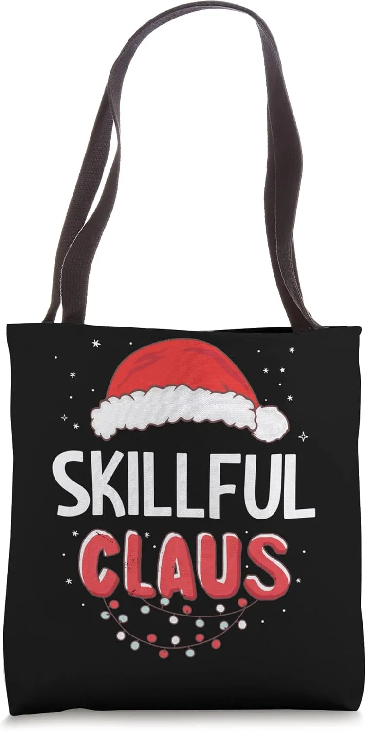 Skillful Santa Claus Christmas Matching Costume Tote Bag